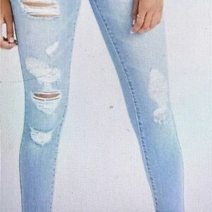 KanCan Light Blue Distressed Skinny Jeans